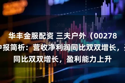 华丰金服配资 三夫户外（002780）2025年中报简析：营收净利润同比双双增长，盈利能力上升